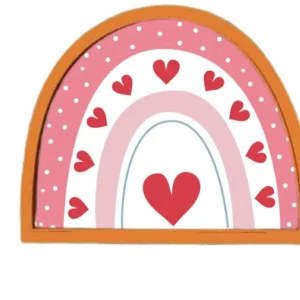 Emporte-pièce arc en ciel