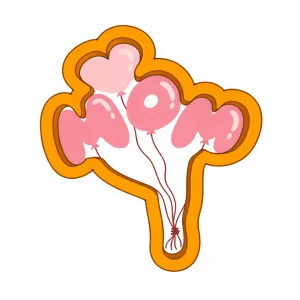 Emporte-pièce ballons mom