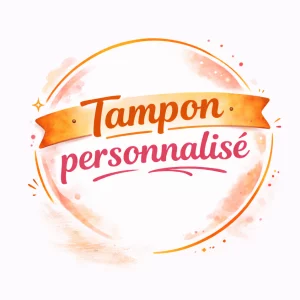 Tampon personnalisé entre 5,5 et 12cm