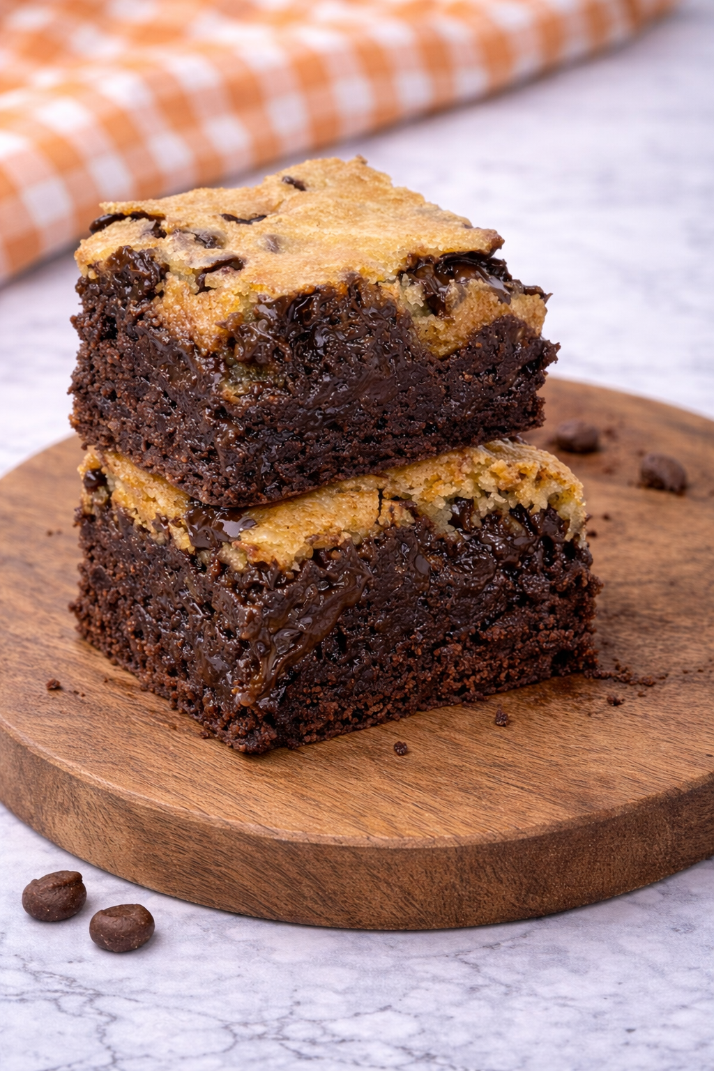 brookie moitié cookie moitié brownie 12 parts