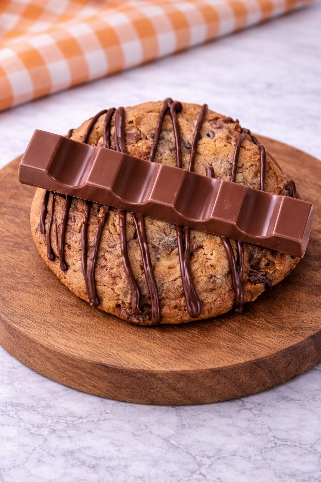 Cookie Kinder Maxi et chocolat au lait