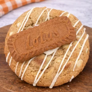 Cookie artisanal spéculos chocolat blanc – 120g