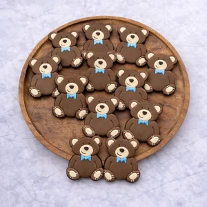 12 Biscuits oursons en glace royale