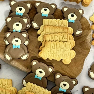 12 Biscuits oursons en glace royale