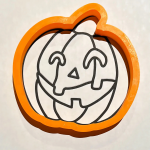 Emporte-pièce citrouille souriante Halloween